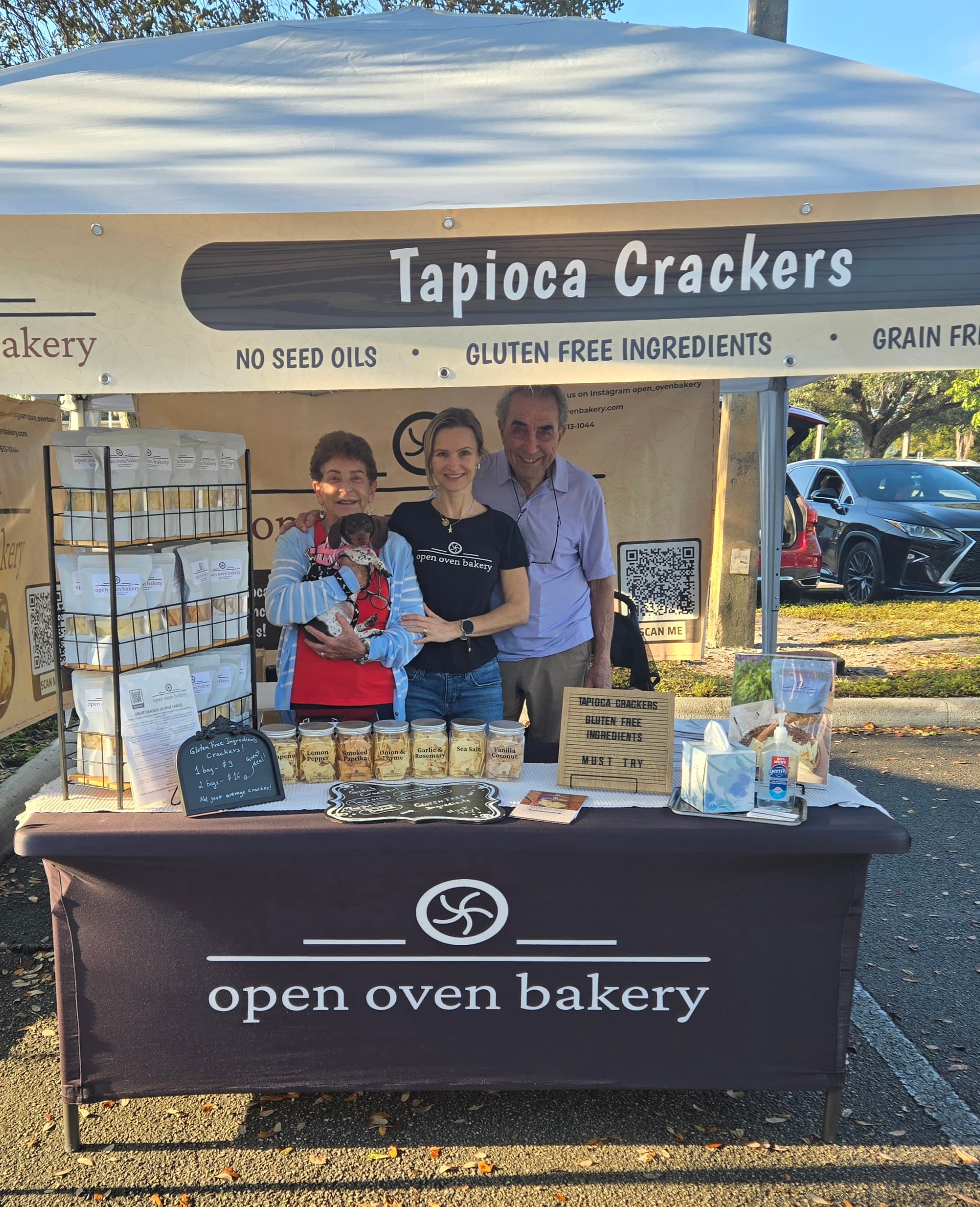 Open Oven Bakery at the farmers market