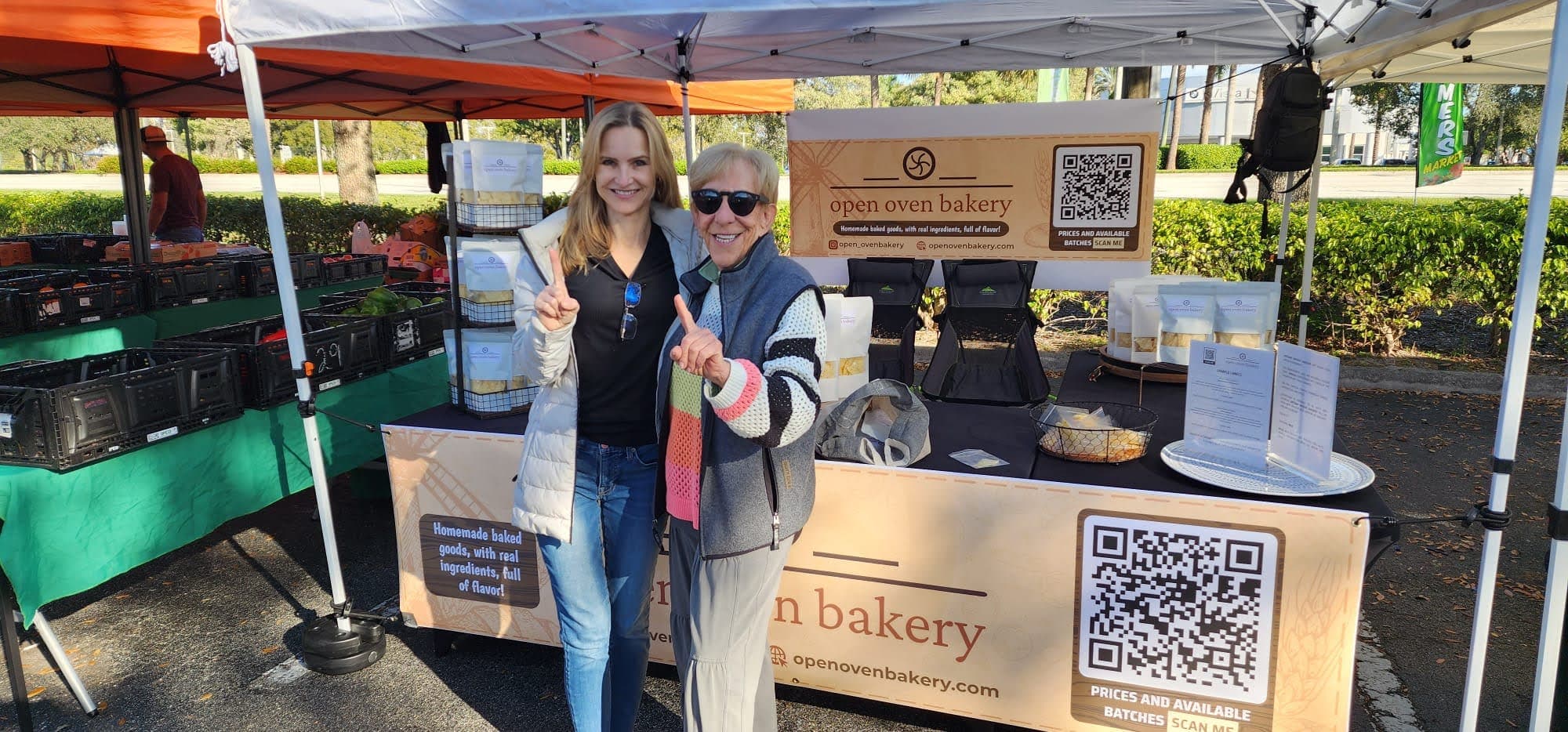 Open Oven Bakery at the farmers market