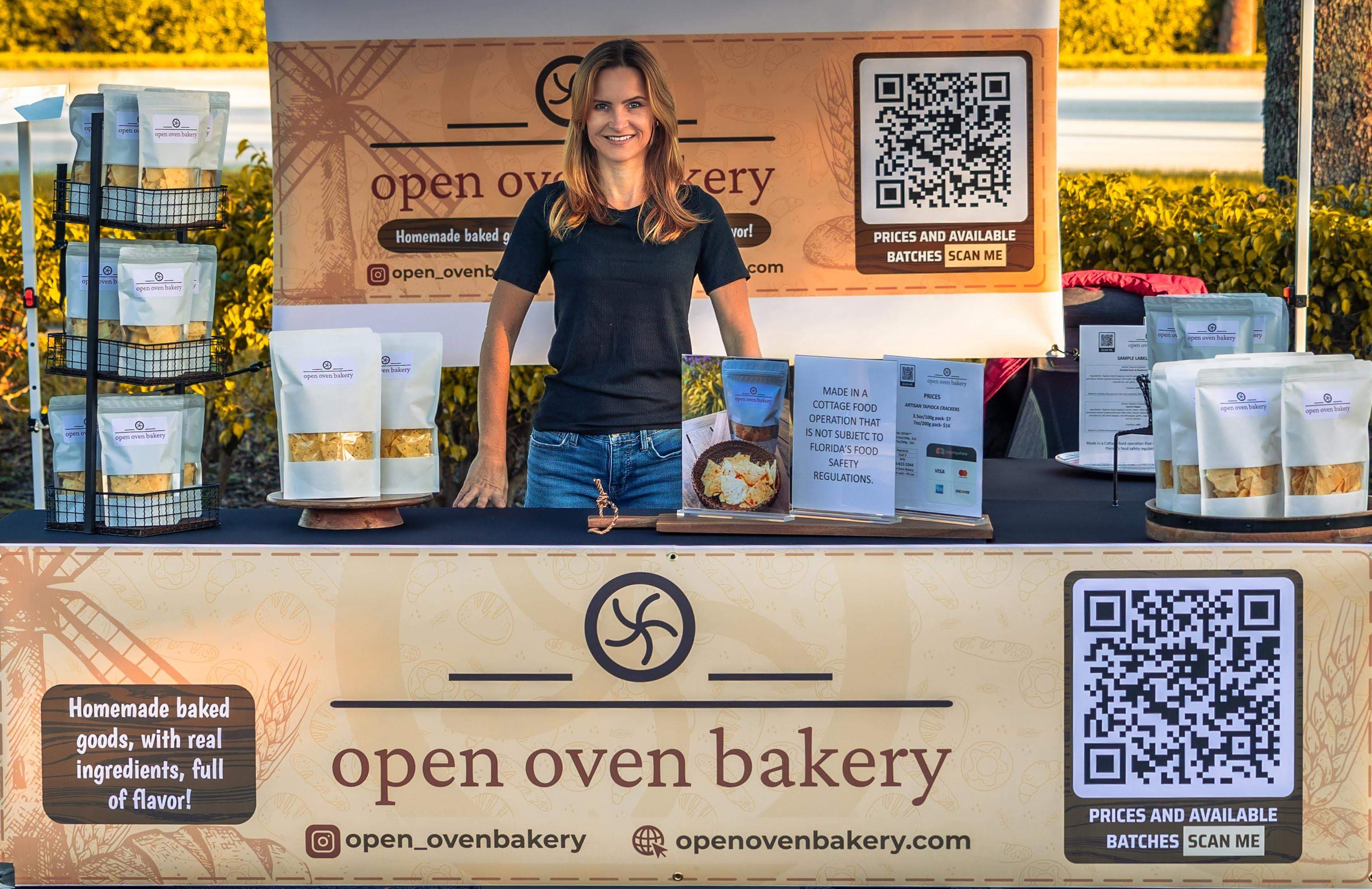 Open Oven Bakery at the farmers market