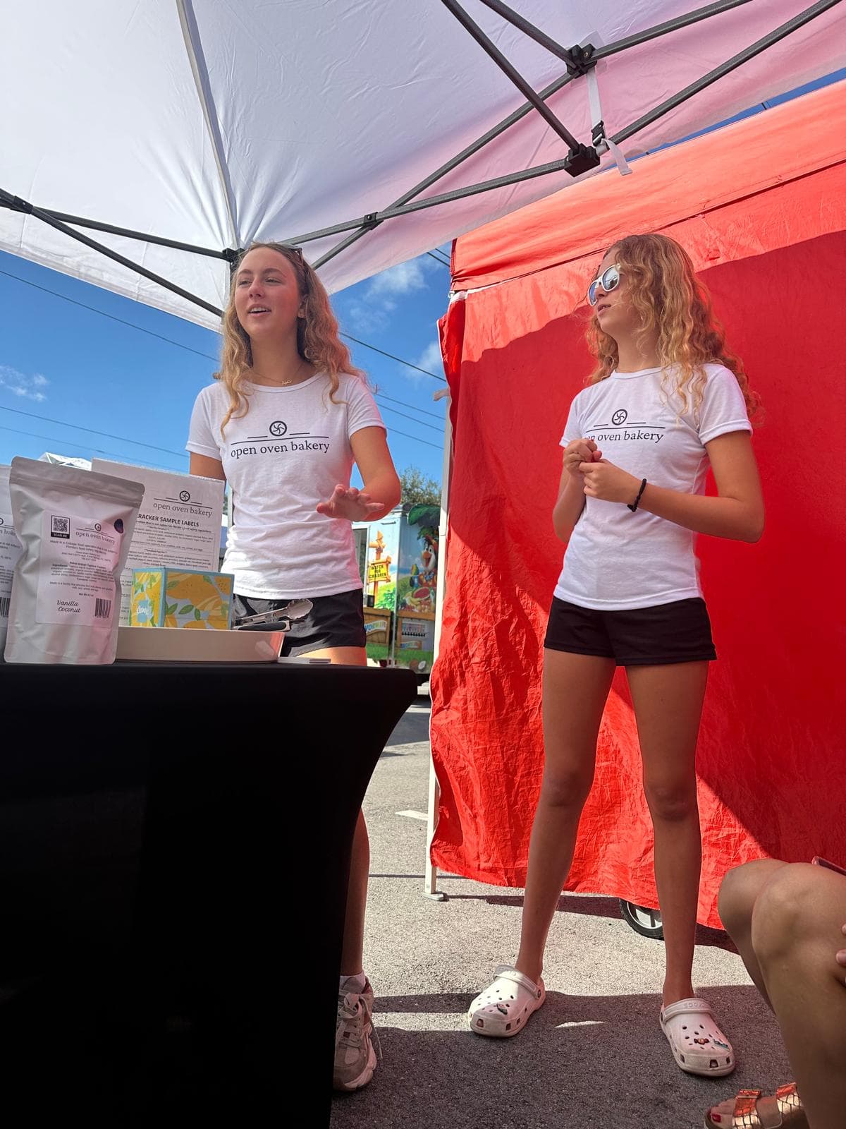 Open Oven Bakery at the farmers market