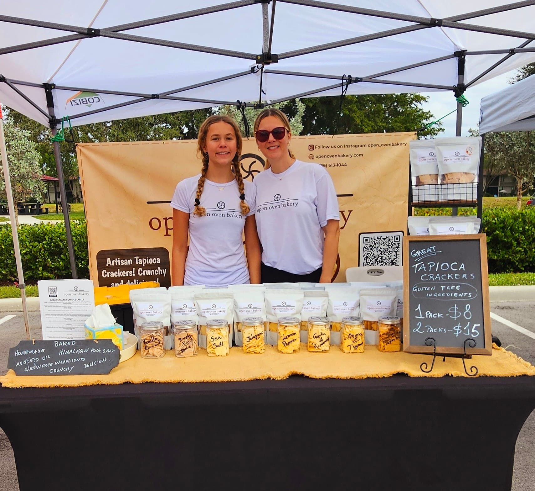 Open Oven Bakery at the farmers market