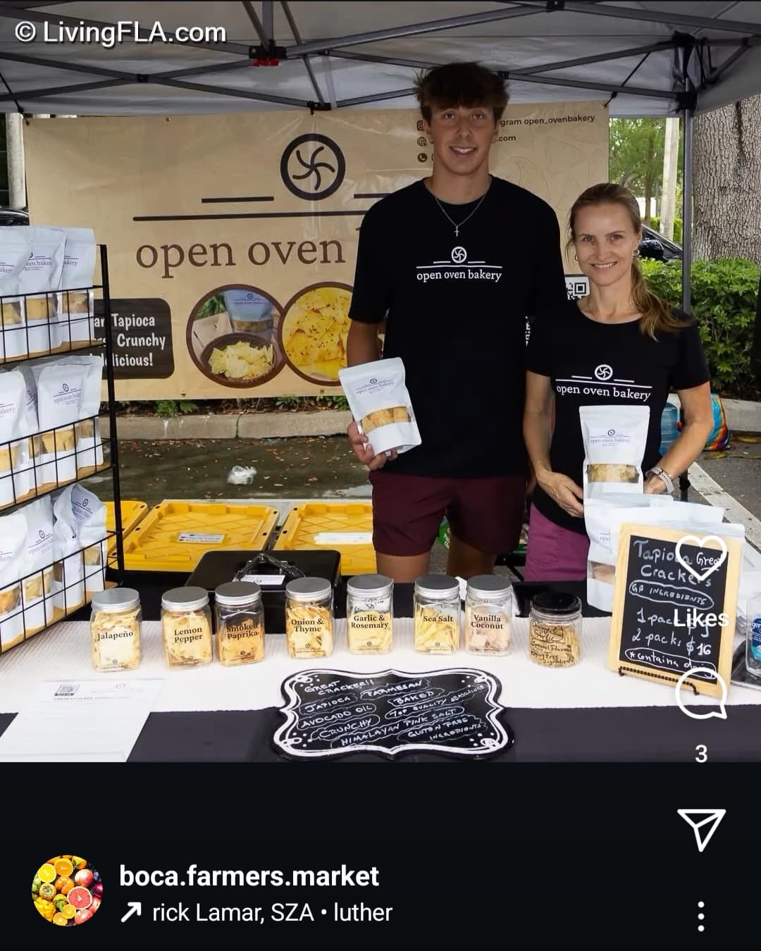 Open Oven Bakery at the farmers market