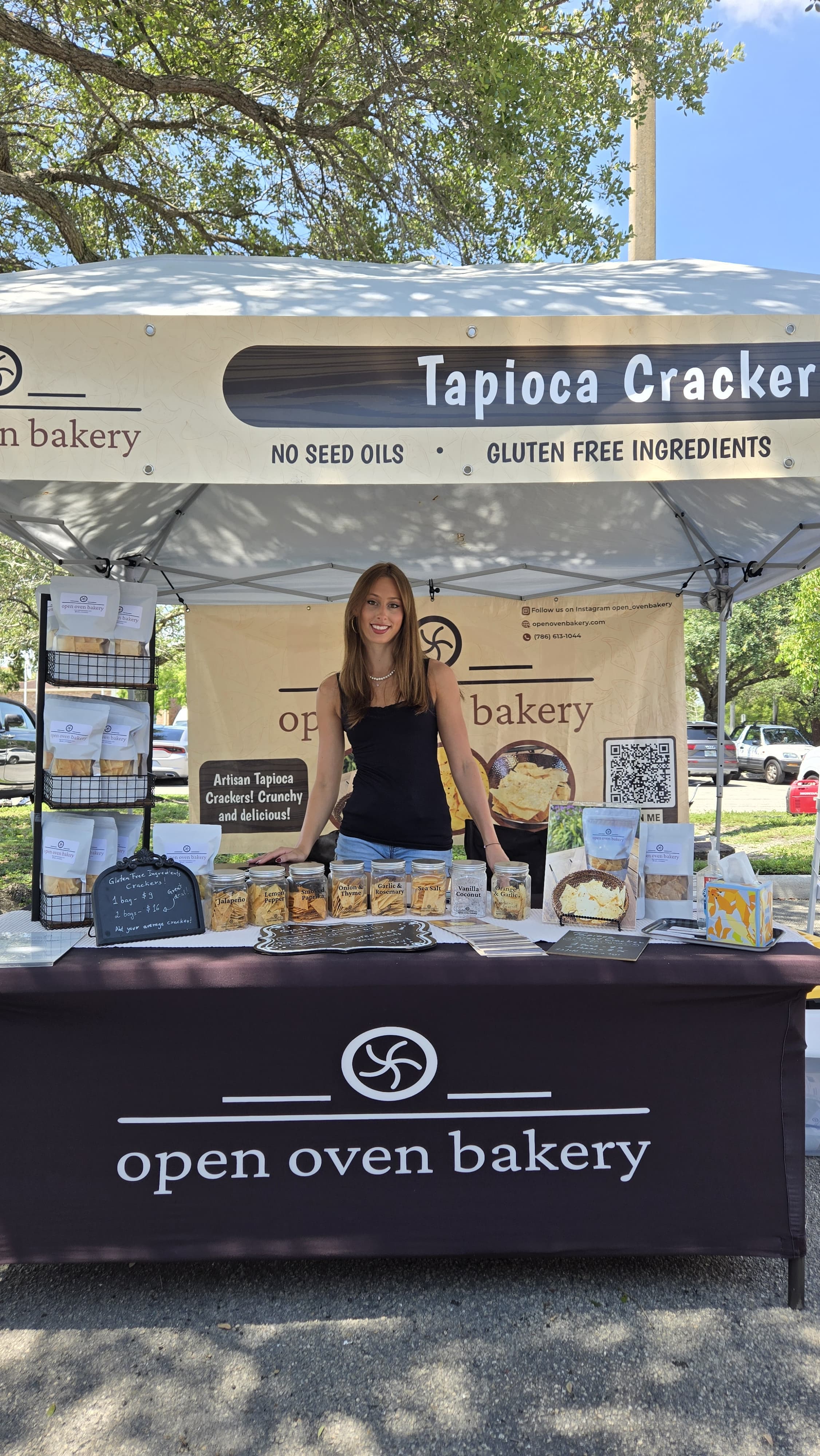 Open Oven Bakery at the farmers market